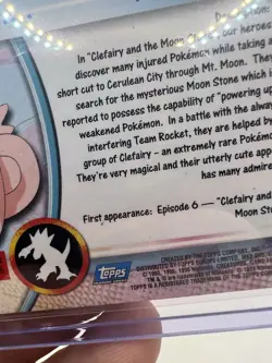 Clefairy #35 Topps TV Animation Edition Blue Logo Holo Pokemon Card - LP/MP - Image 12