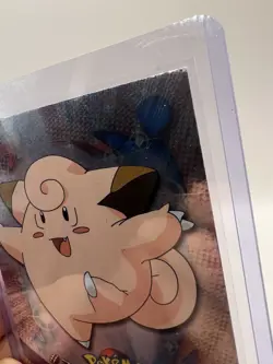 Clefairy #35 Topps TV Animation Edition Blue Logo Holo Pokemon Card - LP/MP - Image 4