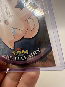 Clefairy #35 Topps TV Animation Edition Blue Logo Holo Pokemon Card - LP/MP - Image 7