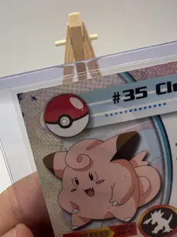 Clefairy #35 Topps TV Animation Edition Blue Logo Holo Pokemon Card - LP/MP - Image 8