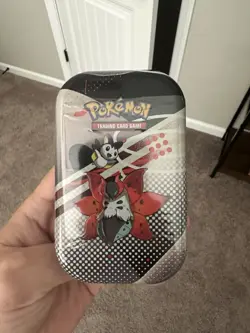 Pokemon TCG Scarlet & Violet Black Bolt & White Flare Unova Mini Tin Emolga - Image 1