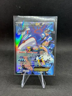 2015 Pokemon Double Crisis Ultra Rare Team Aqua's Kyogre EX 6 - Image 1