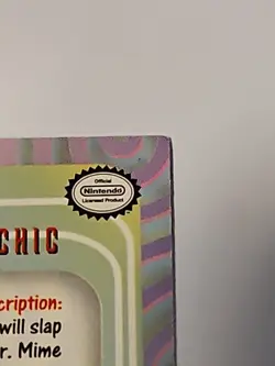 Pokemon Topps Blue Label Mr. Mime #122 TV Animation Edition MP - Image 5