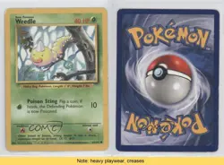 Weedle Pokemon Base Set #69 1999 READ fm0 - Image 3