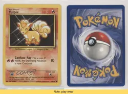 Vulpix Pokemon Base Set #68 1999 READ 0f8 - Image 3