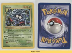 Tangela Pokemon Base Set #66 1999 READ 2f4 - Image 3