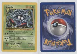 Tangela Pokemon Base Set #66 1999 12ka - Image 3