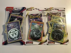Two Lost Origin Blister Packs Pokemon One Scarlet & Violet, 3 Total Coin Blister - Image 1