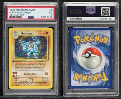 Machamp (Starter Deck) Holo 1st Ed. Pokemon Base Set PSA 3 1999 0nr3 - Image 3