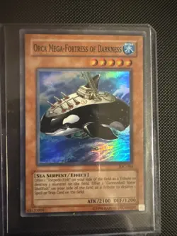 YUGIOH ORCA MEGA FORTRESS OF DARKNESS IOC-084 SUPER X3(MP) - Image 1