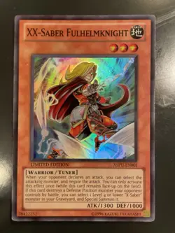 Yugioh XX-Saber Fulhelmknight XSPU-EN001 X-Saber Power-Up Limited Edition - Image 1