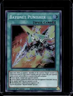 Yugioh - Bayonet Punisher (Super Rare) (1st Edition) - BODE-EN098 - Image 1