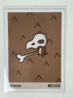 Pookiemoot- boner (Cubone) - Pokemon Parody/Derpy card - Image 1