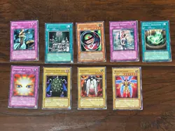 Yugioh! Pharaoh’s Servant PSV First Edition Common Card Lot x 9 LP - Image 1