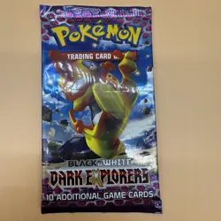 Pokemon Black & White - Dark Explorers - 10 Card Booster Pack - Sealed READ!! - Image 2