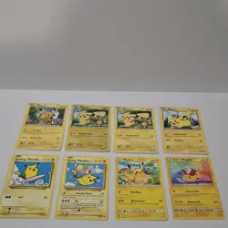 Pokemon TCG Trading Card Game Pikachu Cards Lot Of 8 - Image 1