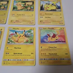 Pokemon TCG Trading Card Game Pikachu Cards Lot Of 8 - Image 3