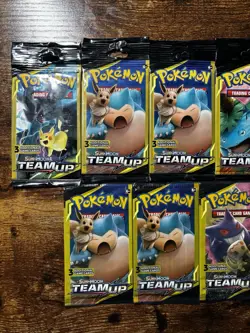 Pokemon - Sun & Moon Team Up 3 Card Mini Booster Pack - 15 packs - Image 2