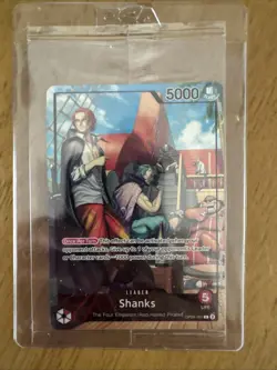 PSA One Piece Card Game SHANKS OP09-001 Holo Sealed Promo - July 2025 + Magazine - Image 2