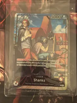 PSA One Piece Card Game SHANKS OP09-001 Holo Sealed Promo - July 2025 + Magazine - Image 2