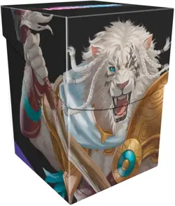 Ultra Pro - Foundations Ajani 100+ Deck Box Light for Magic: The Gathering, MTG - Image 1