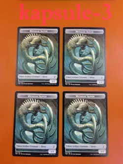 4x Metallic Sliver | TOKEN 015/015 | Time Spiral Remastered | MTG Magic Cards - Image 3