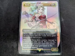 MTG Magic the Gathering FOIL Terra, Herald of Hope Borderless FIC! - Image 1