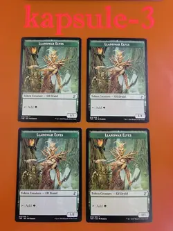 4x Llanowar Elves | TOKEN 012/015 | Time Spiral Remastered | MTG Magic Cards - Image 3