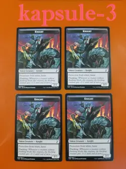 4x Knight | TOKEN 005/015 | Time Spiral Remastered | MTG Magic Cards - Image 1