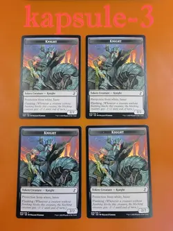 4x Knight | TOKEN 005/015 | Time Spiral Remastered | MTG Magic Cards - Image 5