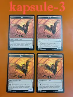 4x Bat | TOKEN 004/015 | Time Spiral Remastered | MTG Magic Cards - Image 3
