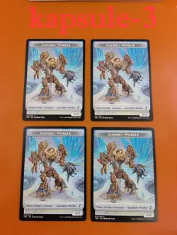 4x Assembly-Worker | TOKEN 014/015 | Time Spiral Remastered | MTG Magic Cards - Image 1