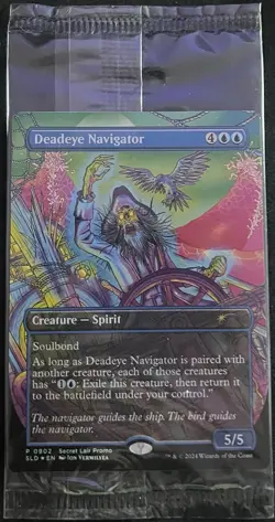 Sealed Deadeye Navigator 0902 Borderless Art Foil Secret Lair Drop Promo MTG - Image 1