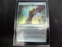MTG Magic the Gathering FOIL Might of the Old Ways MID! - Image 1