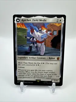 Ratchet, Field Medic NM MTG Universes Beyond Transformers Mythic Rare - Image 3