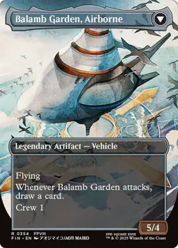 MAGIC FINAL FANTASY BALAMB GARDEN AIRBORNE SEED ACADEMY R 354 (BORDERLESS) MTG - Image 1
