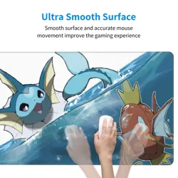 Board Card Game Pokemon Vaporeon 3749 Gaming Mouse Pad PTCG CCG MTG Play Mat - Image 2