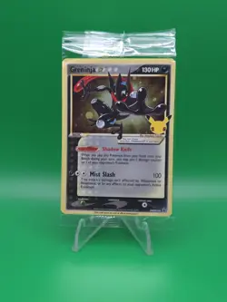 Pokemon Greninja Gold Star SWSH144 - Celebrations Black Star Promo Holo (Sealed) - Image 1