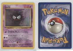Gastly Pokemon Base Set #50 1999 0v2t - Image 3