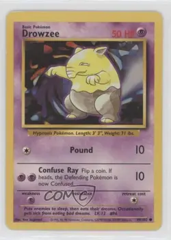 Drowzee Pokemon Base Set #49 1999 0wp8 - Image 1