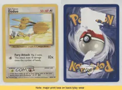 Doduo Pokemon Base Set #48 1999 READ 01az - Image 3