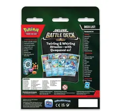 Pokemon Tcg Quaquaval Ex Deluxe Battle Deck - Image 3