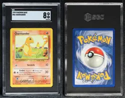 Charmander Pokemon Base Set SGC 8 1999 14dq - Image 3