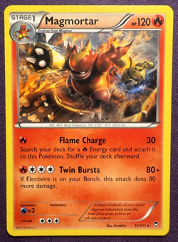 Magmortar 11/111 - XY - Furious Fists - Regular - Rare - Pokemon TCG - Image 1