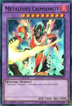 Metalfoes Crimsonite - PEVO-EN053 - NM/VLP - Super Rare - 1st ed - Yugioh - Image 1