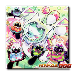 PRE-SALE YUGIOH x3 JUSH-EN021 LOLLIPO YUMMY WAY - SUPER RARE 1st EDITION - Image 1