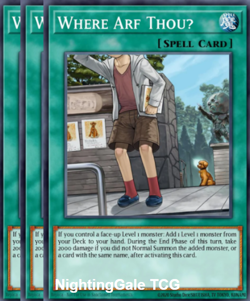 YUGIOH x3 JUSH-EN028 WHERE ARF THOUU - RARE 1st EDITION - Image 1