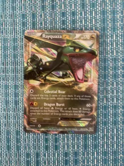 Pokemon TCG Rayquaza EX 85/124 Holo Rare Dragons Exalted Card - Image 1