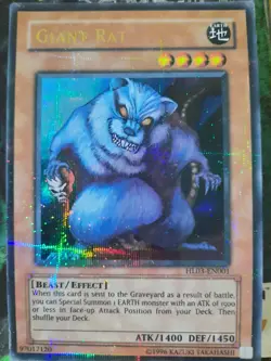 YuGiOh Giant Rat HL03-EN001 Ultra Parallel Rare Hobby League - Image 1