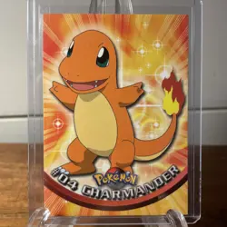 Topps Series 1 Charmander 04 MINT -Pokemon Card- Black Logo (6s) - Image 1